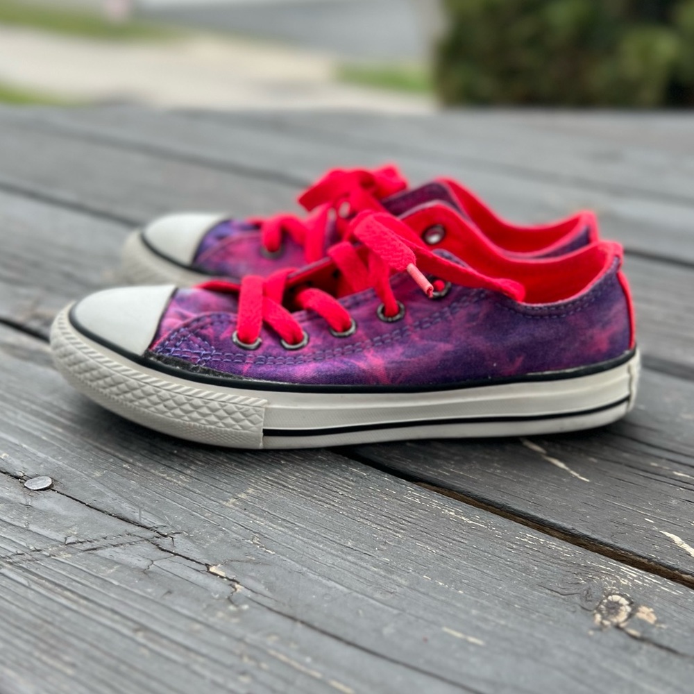Converse All Star Chuck Taylor Night Shade Purple & Pink Junior Size 12